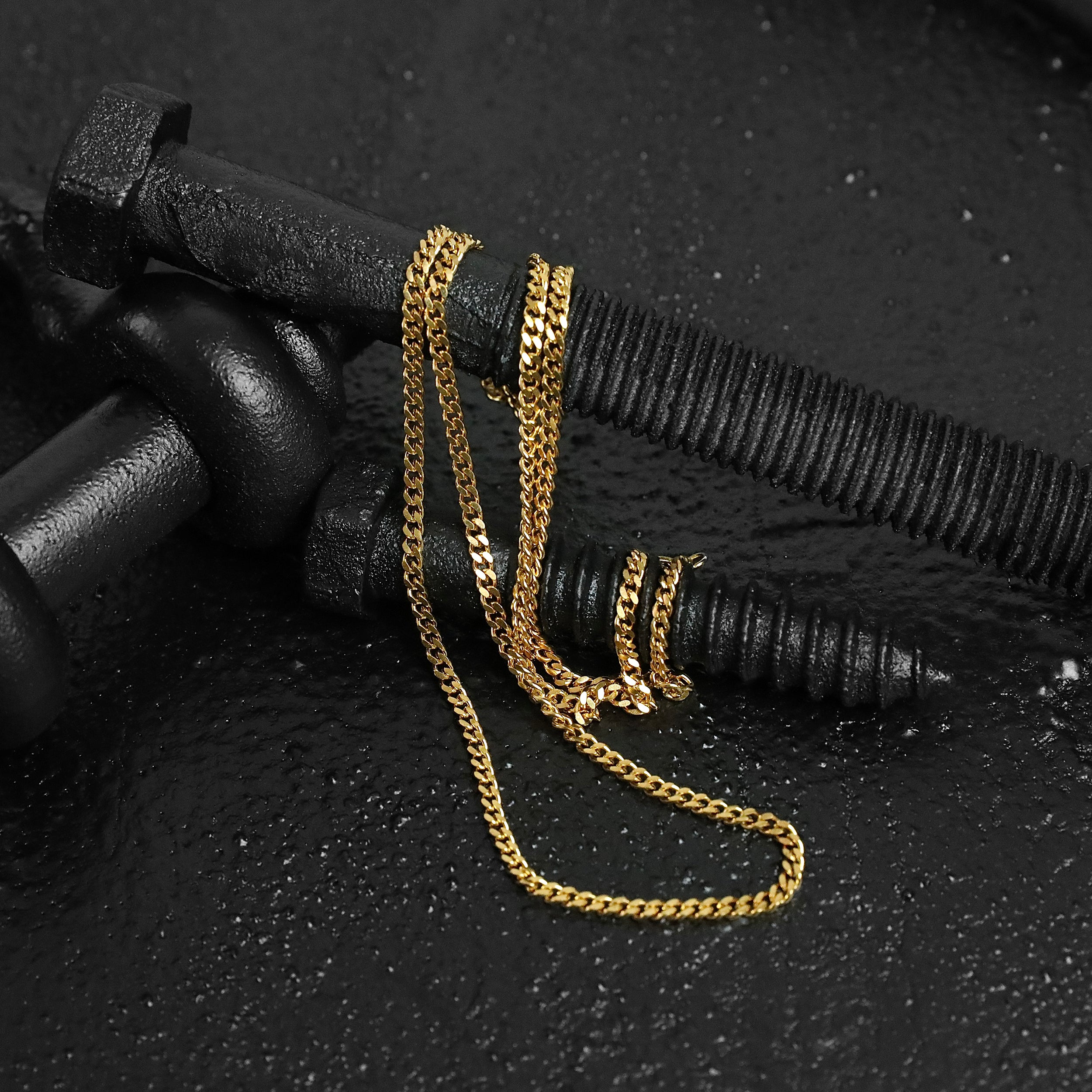 Personalized Cuban Chain - Gold 3mm