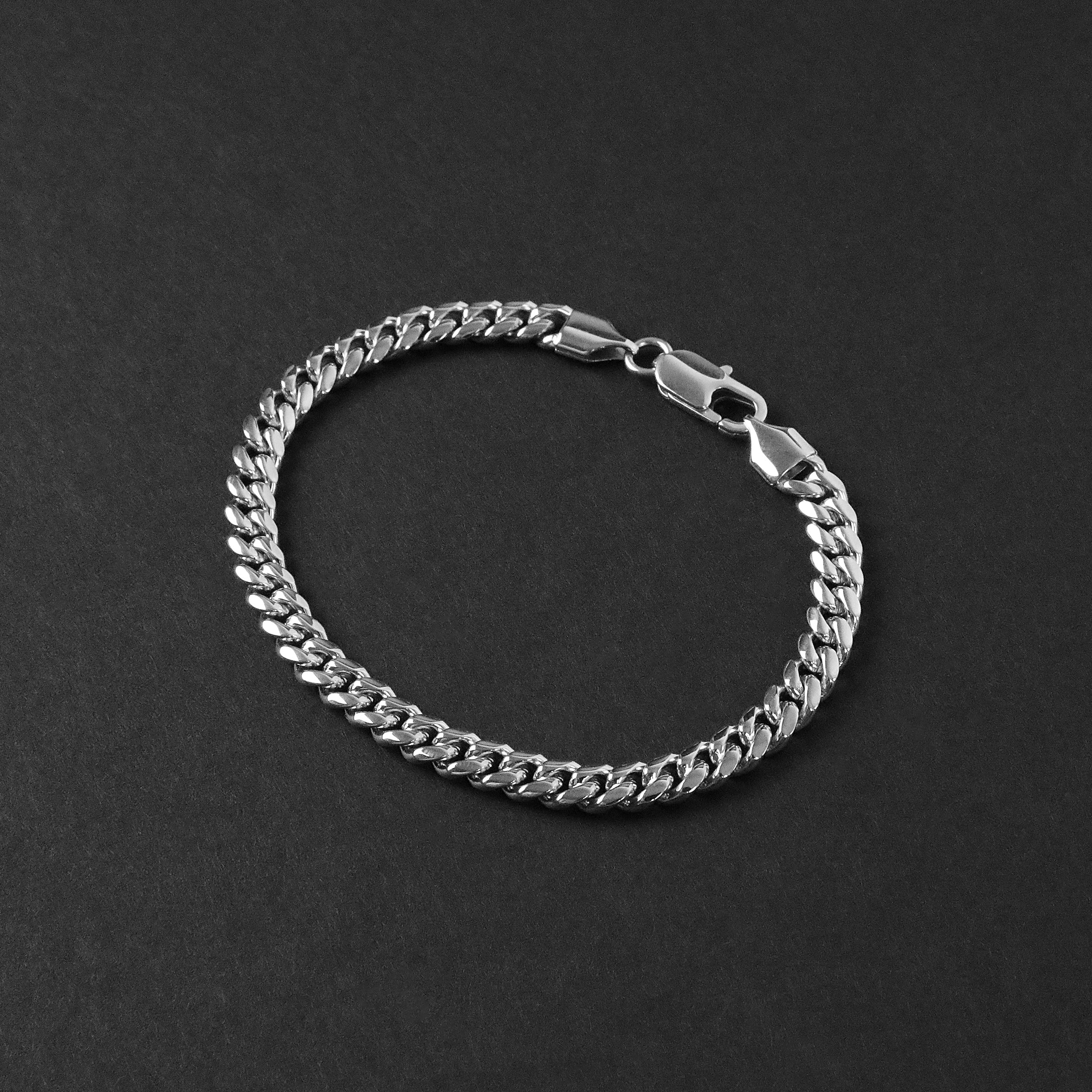 Cuban Chain Bracelet - Silver 6mm