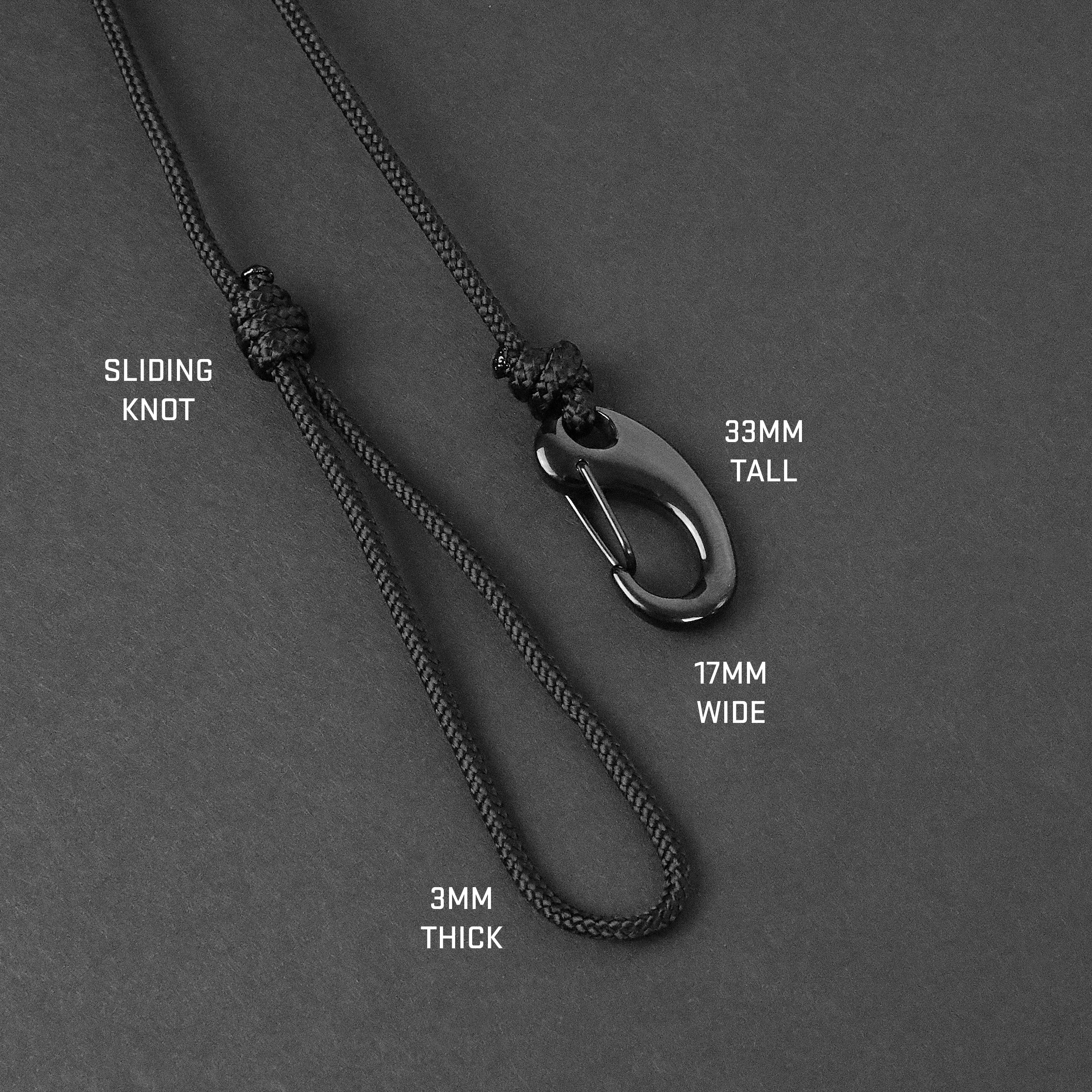 Rope Bracelet - Black Clasp Plus