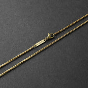 Personalized Box Chain - Gold 2mm