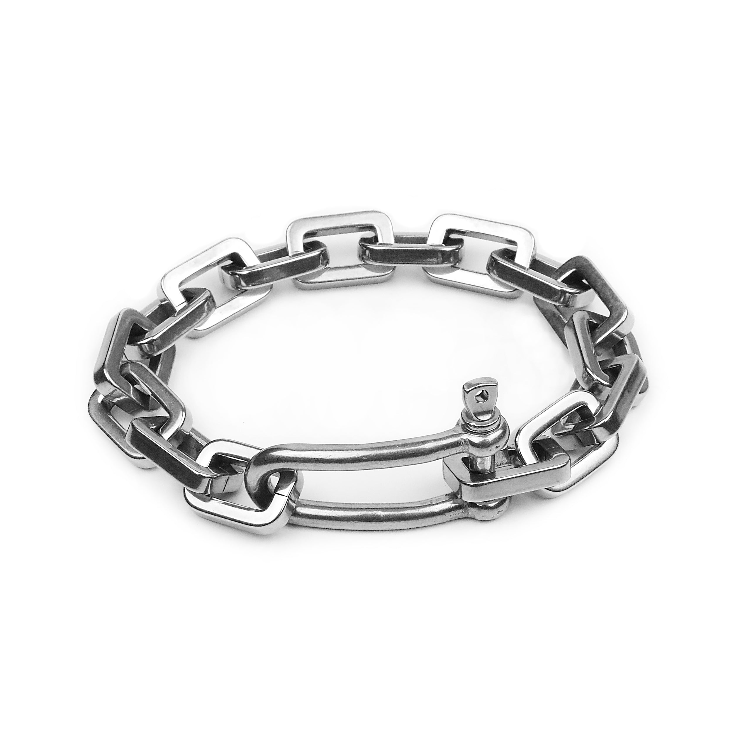 Barrier Chain Bracelet - Silver 12mm
