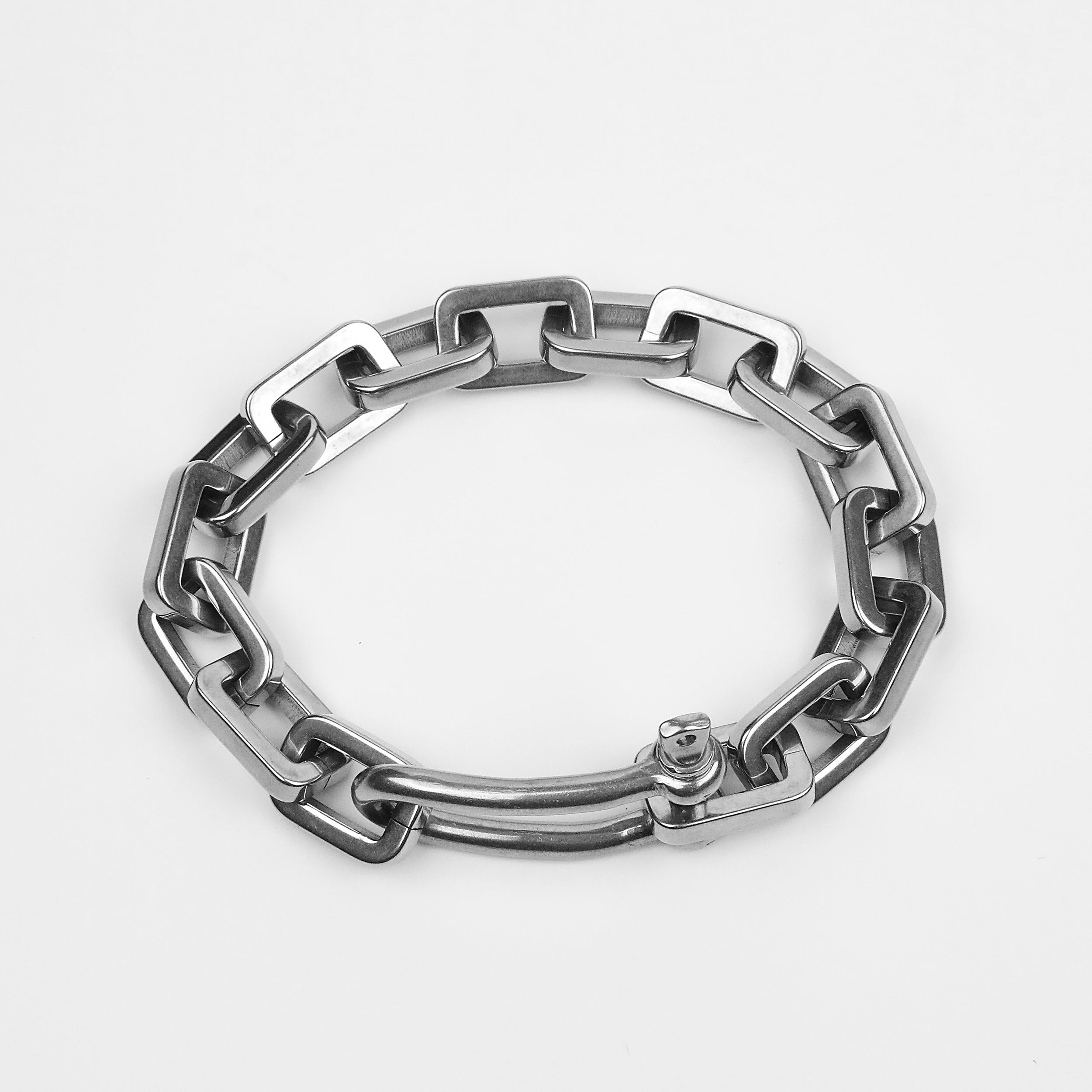 Barrier Chain Bracelet - Silver 12mm