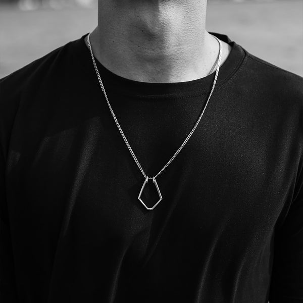 Ring Holder Necklace - Black