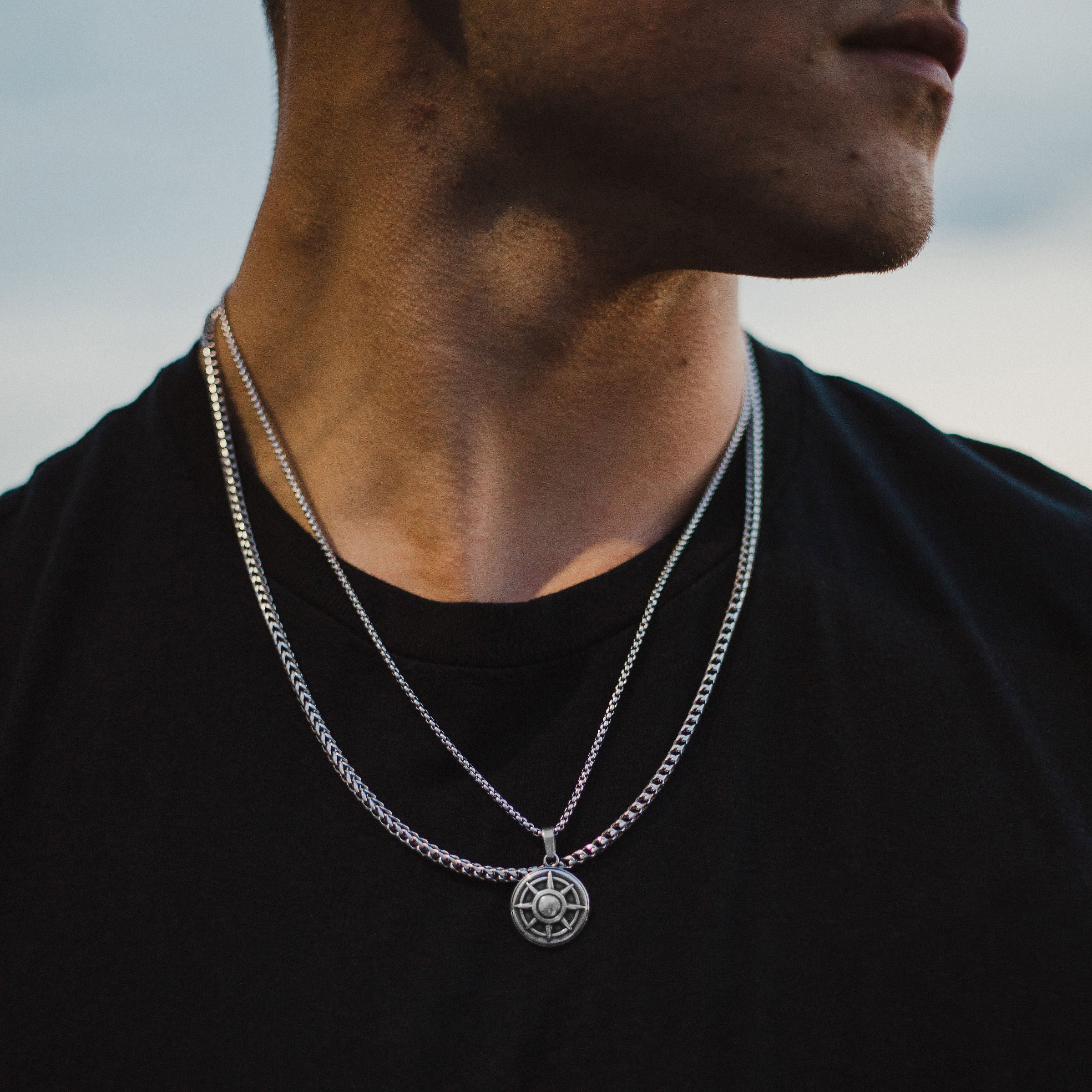 Franco Chain Necklace - Silver 3.5mm