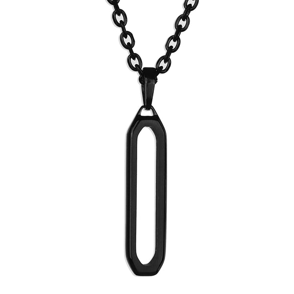 Nomad Bar Necklace - Black