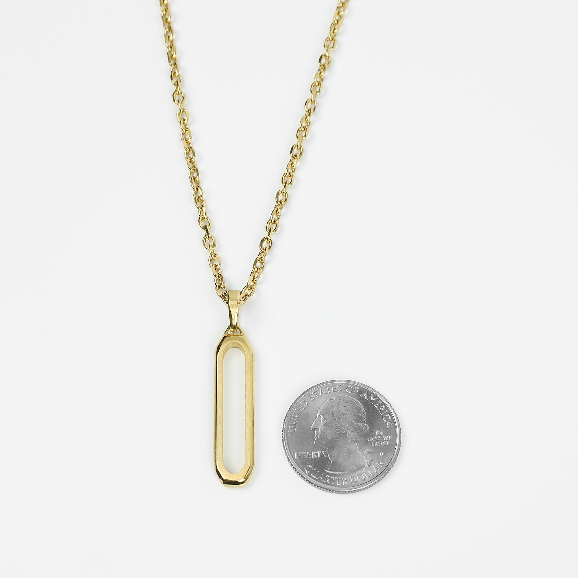 Nomad Bar Necklace - Gold