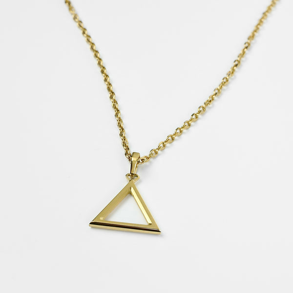Nomad Triangle Necklace - Gold
