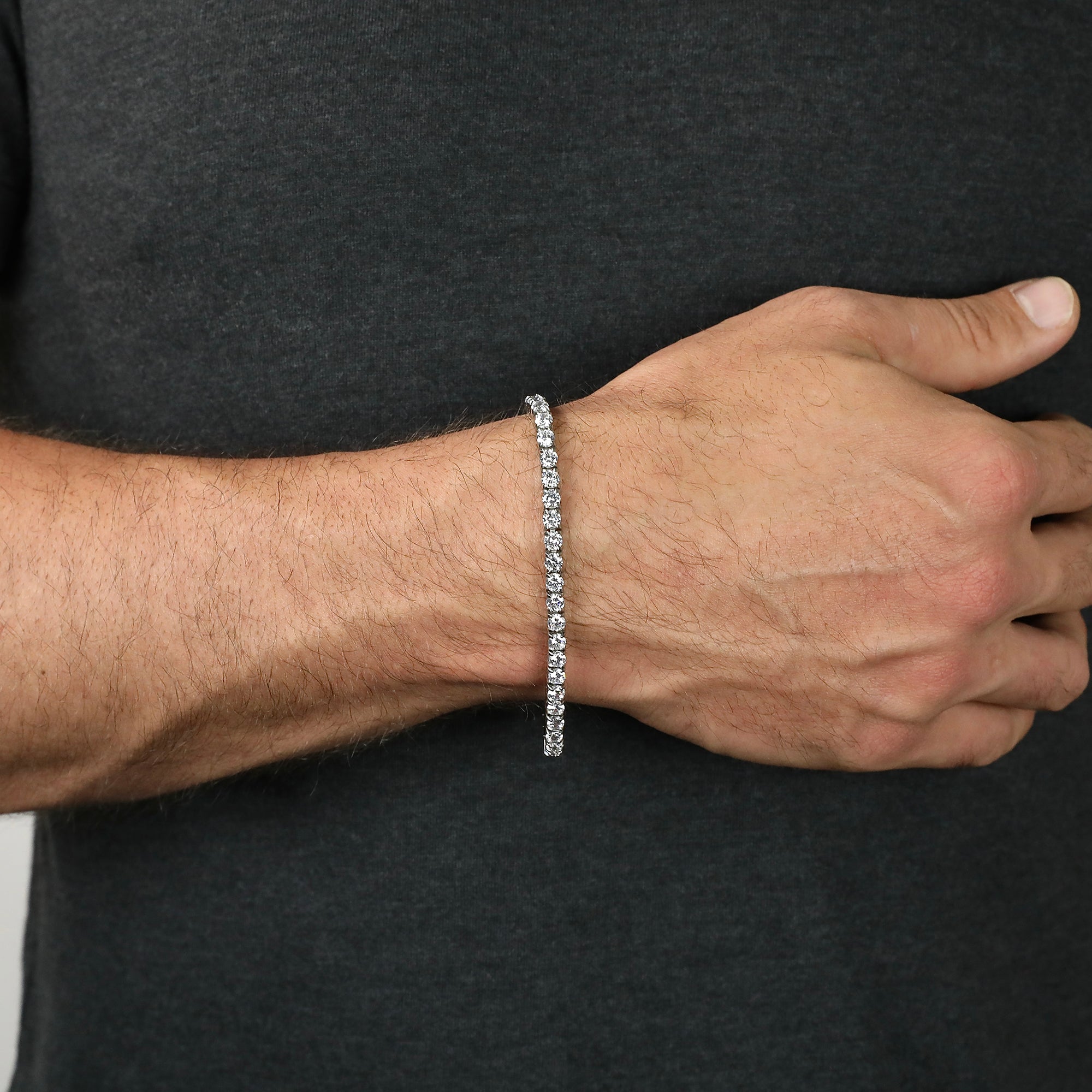 Tennis Bracelet - Silver 4mm