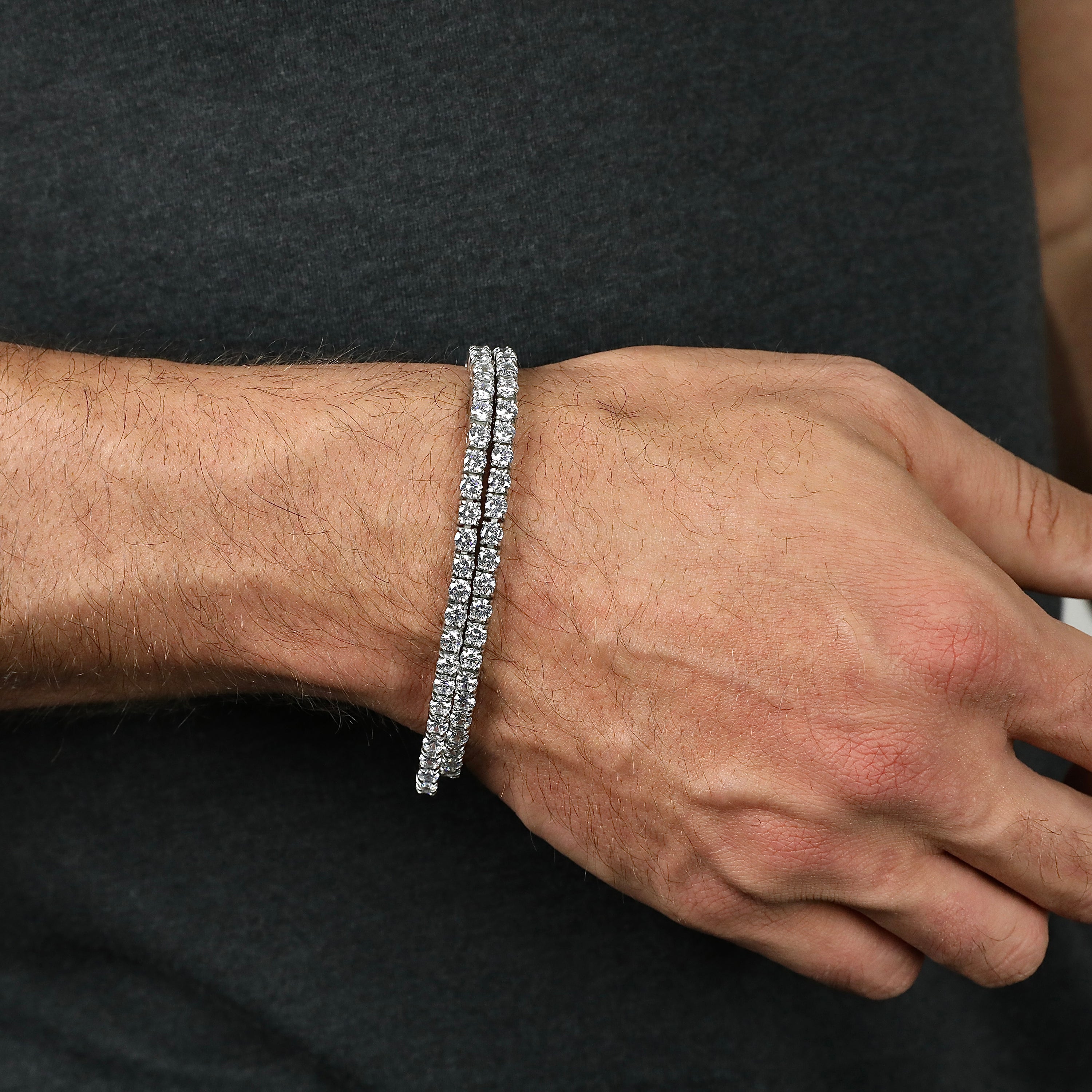 Tennis Bracelet - Silver 4mm