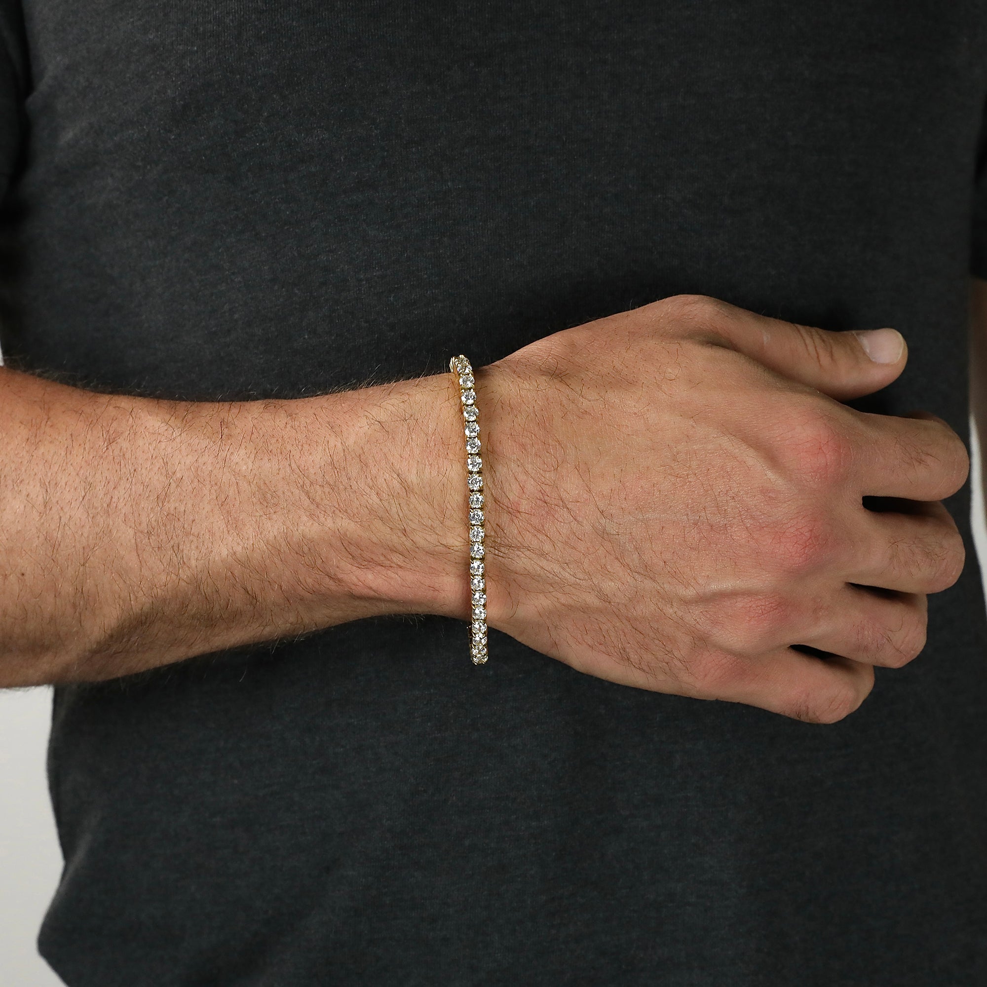 Tennis Bracelet - Gold 4mm