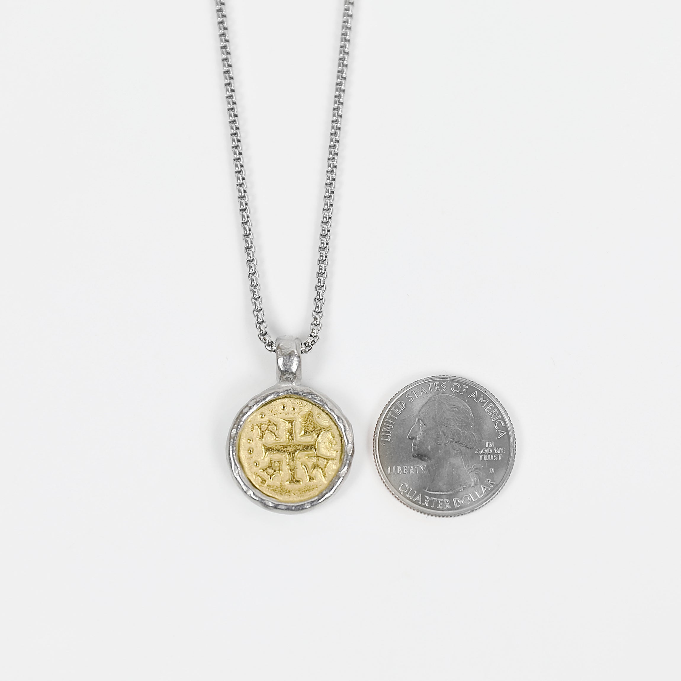 Shipwreck Necklace - Silver x Gold