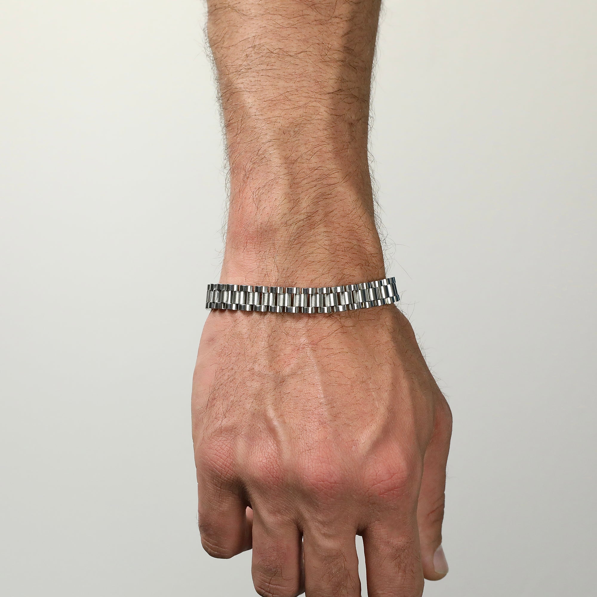 Link Band Bracelet - Silver