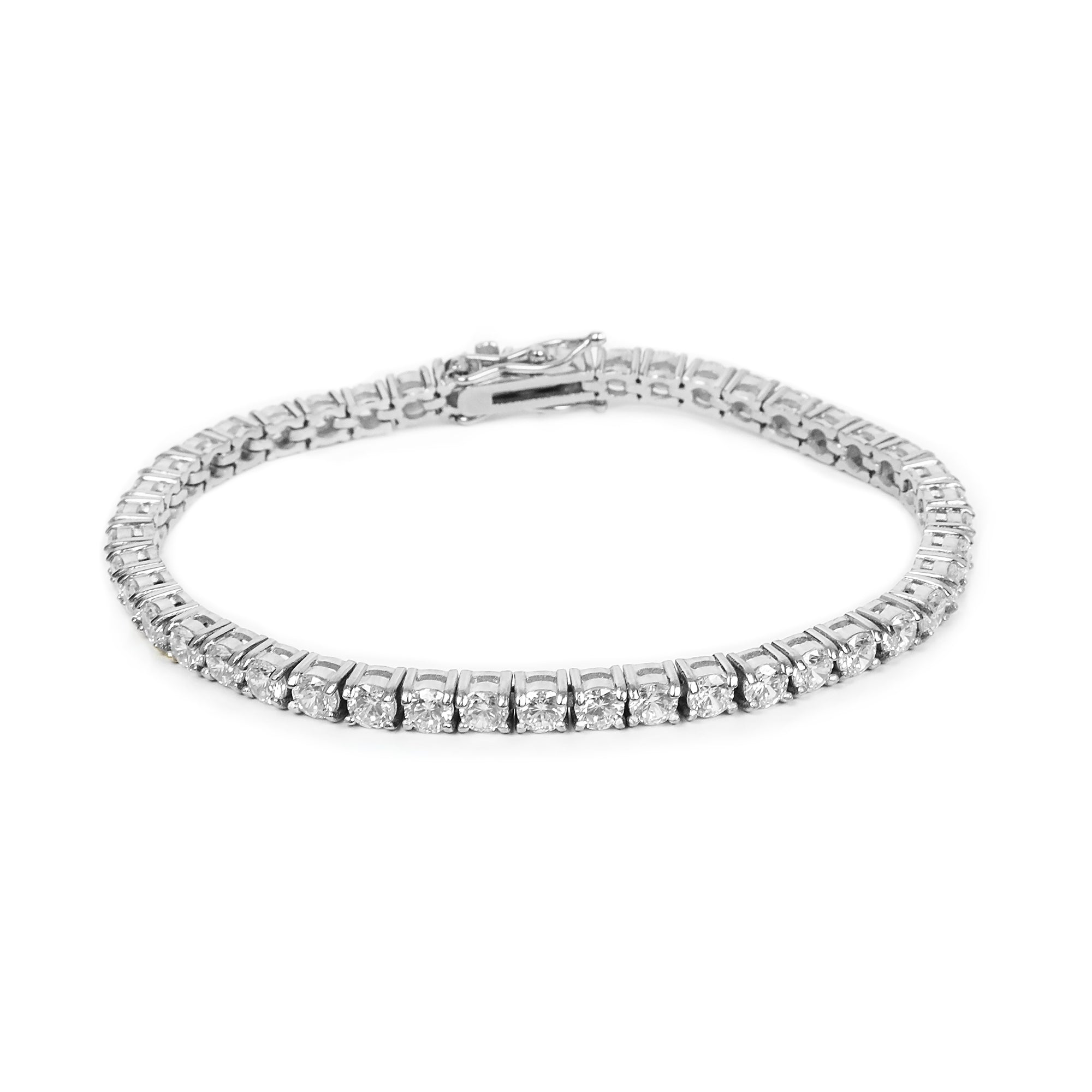 Tennis Bracelet - Silver 4mm