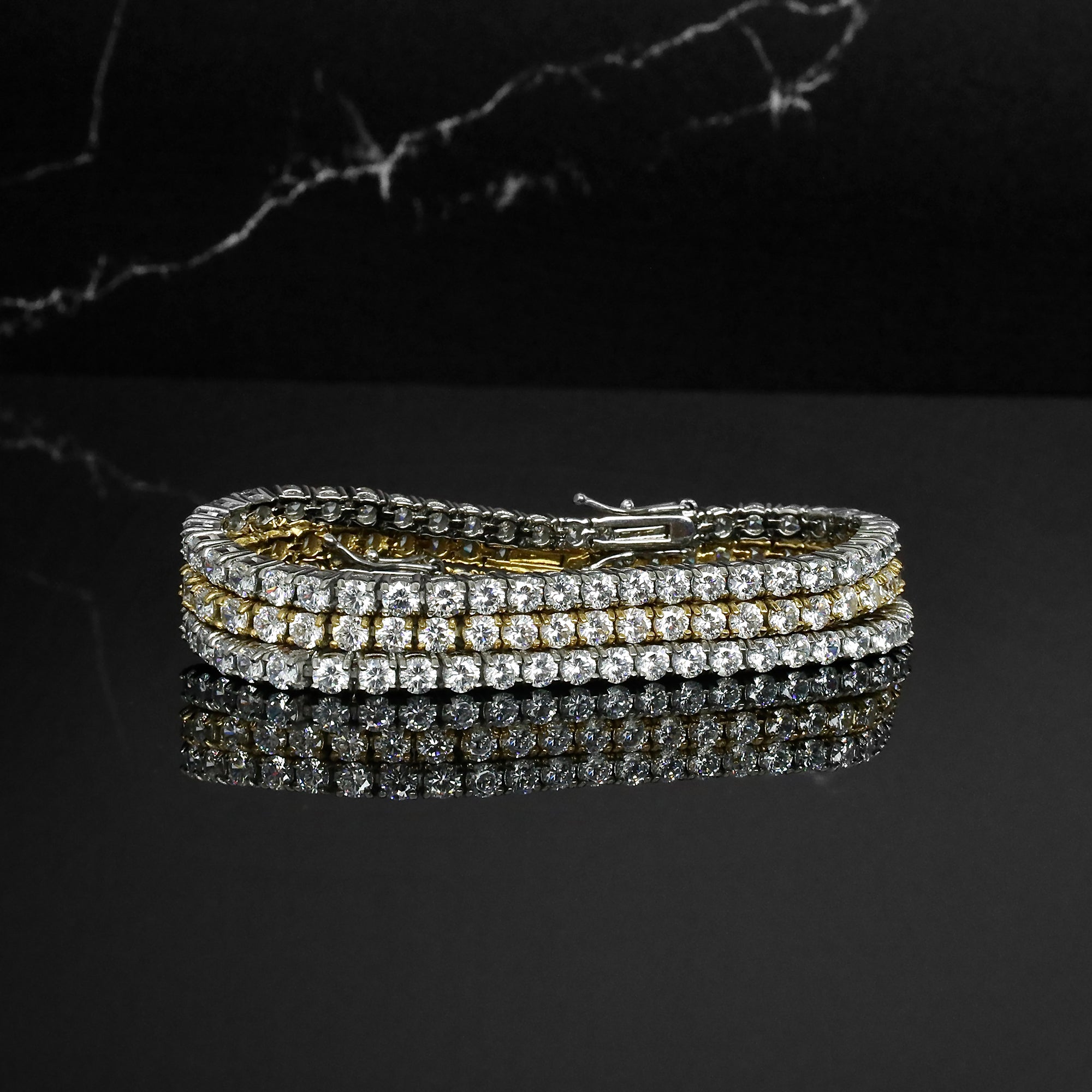 Tennis Bracelet - Gold 4mm