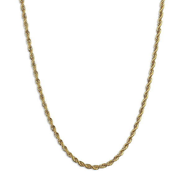 Rope Chain Necklace - Gold 2.5mm