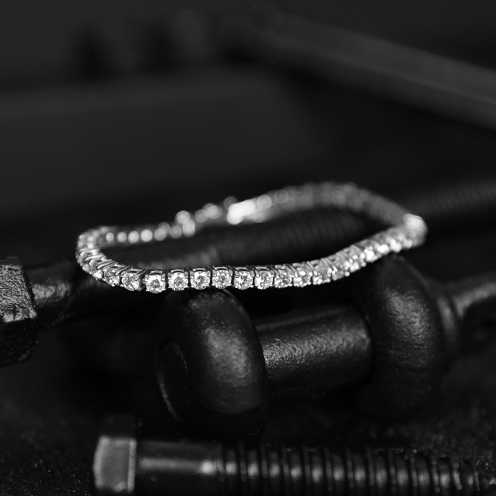 Tennis Bracelet - Silver 4mm