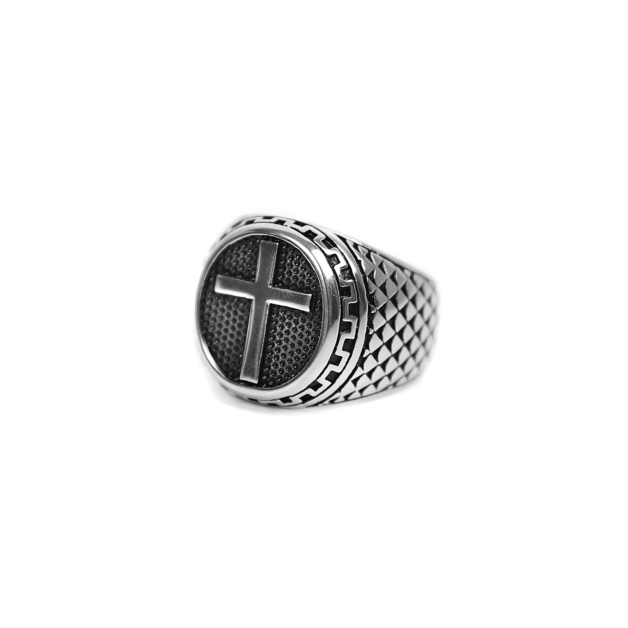 Cross Ring - Silver