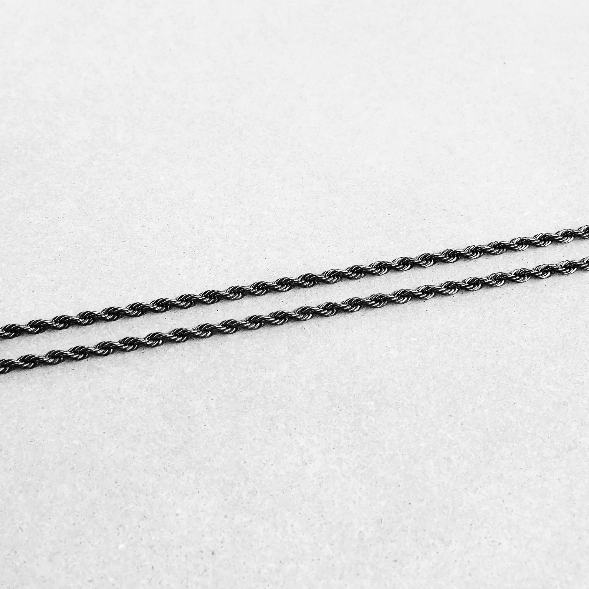 Rope Chain Necklace - Silver 2.5mm