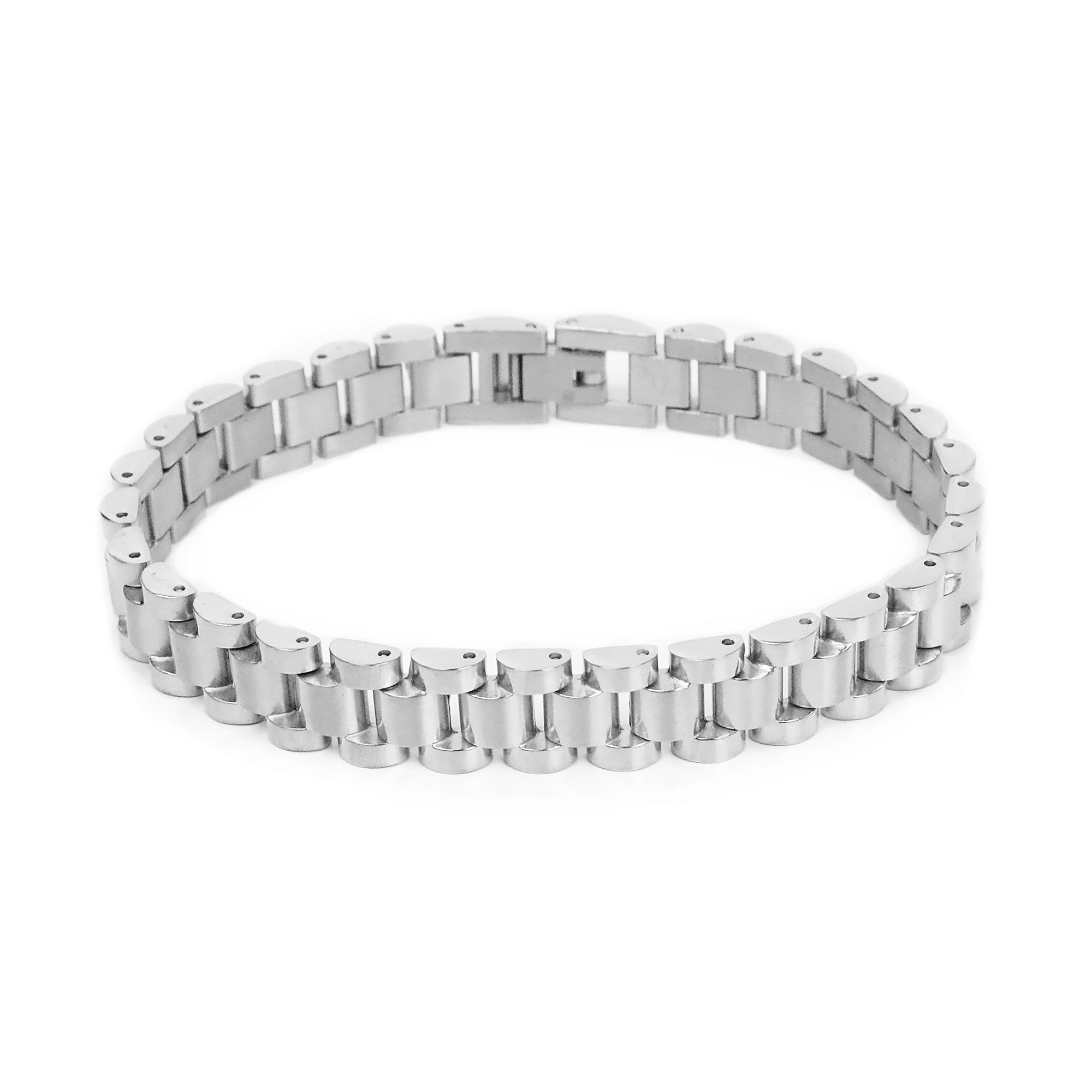 Link Band Bracelet - Silver