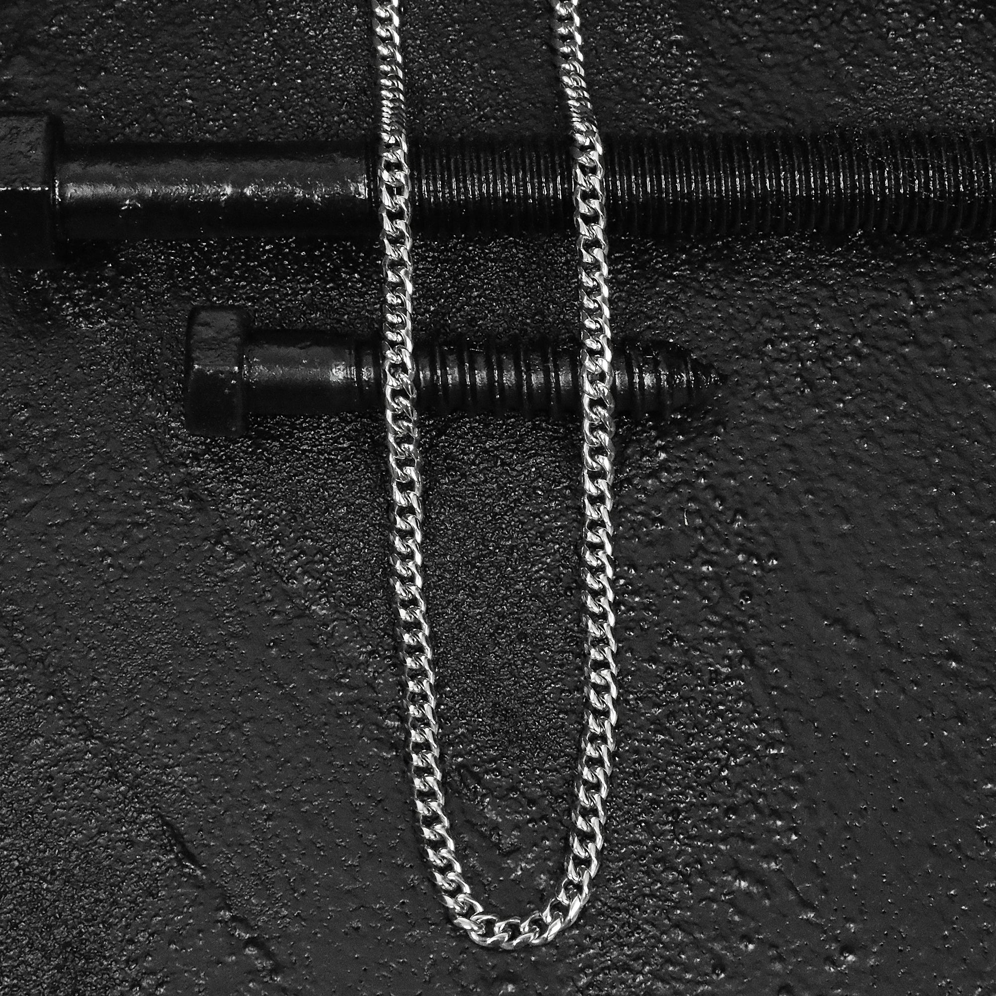 Cuban Chain Necklace - Silver 5mm