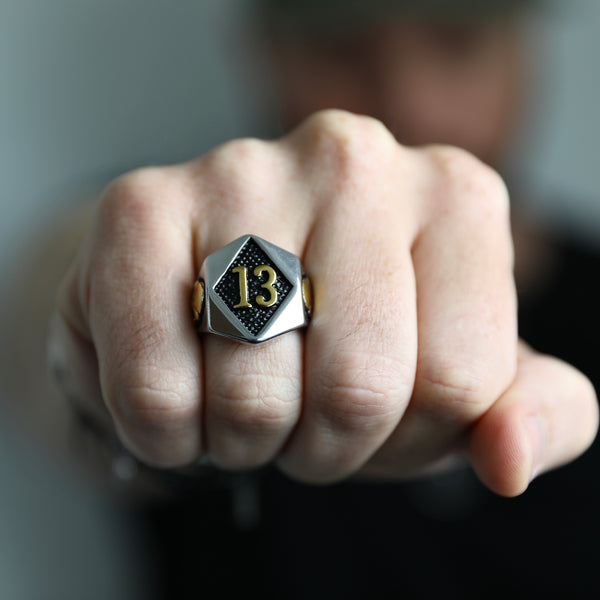 Thirteen Ring - Silver x Gold