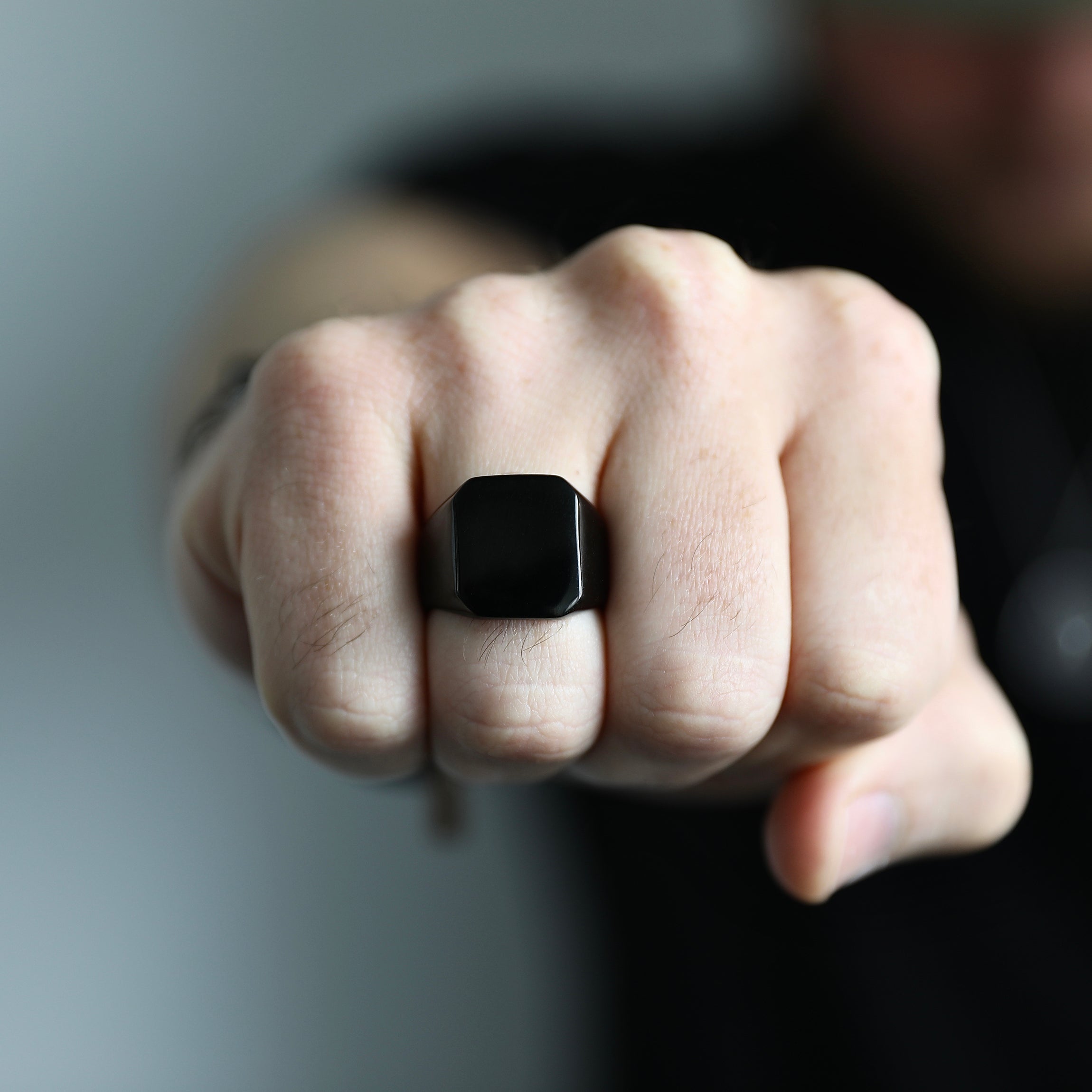 Square Ring - Black