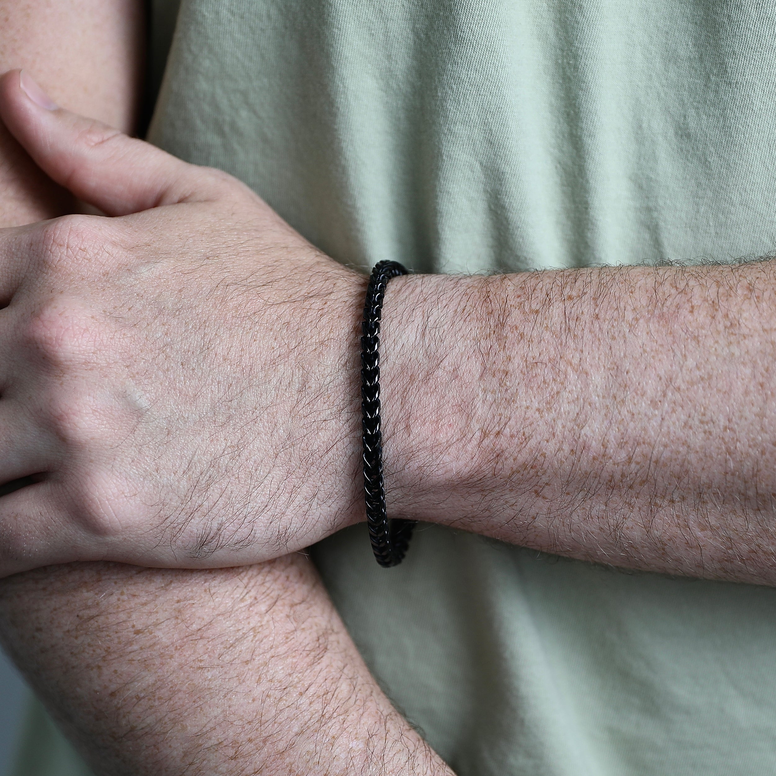 Franco Chain Bracelet - Black 5mm