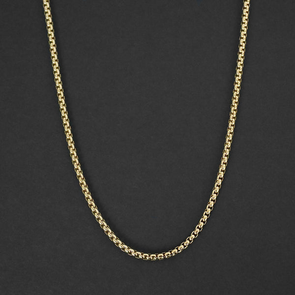 Box Chain Necklace - Gold 3.5mm