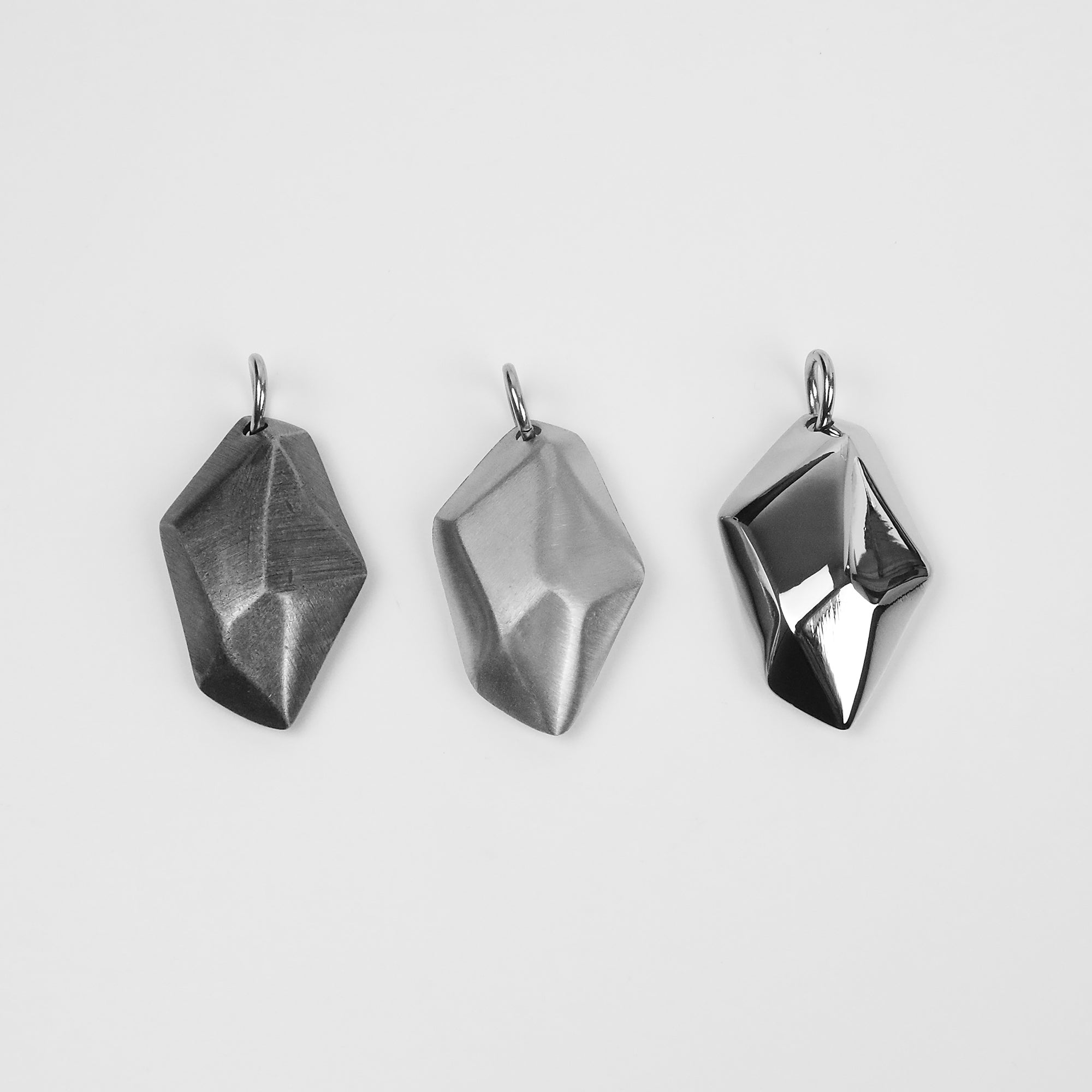 Wishing Stone Necklace - Antique Silver