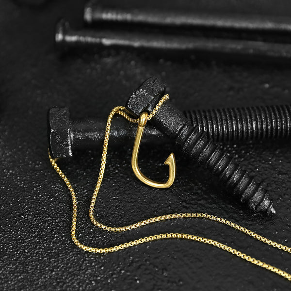 Hook Necklace - Gold