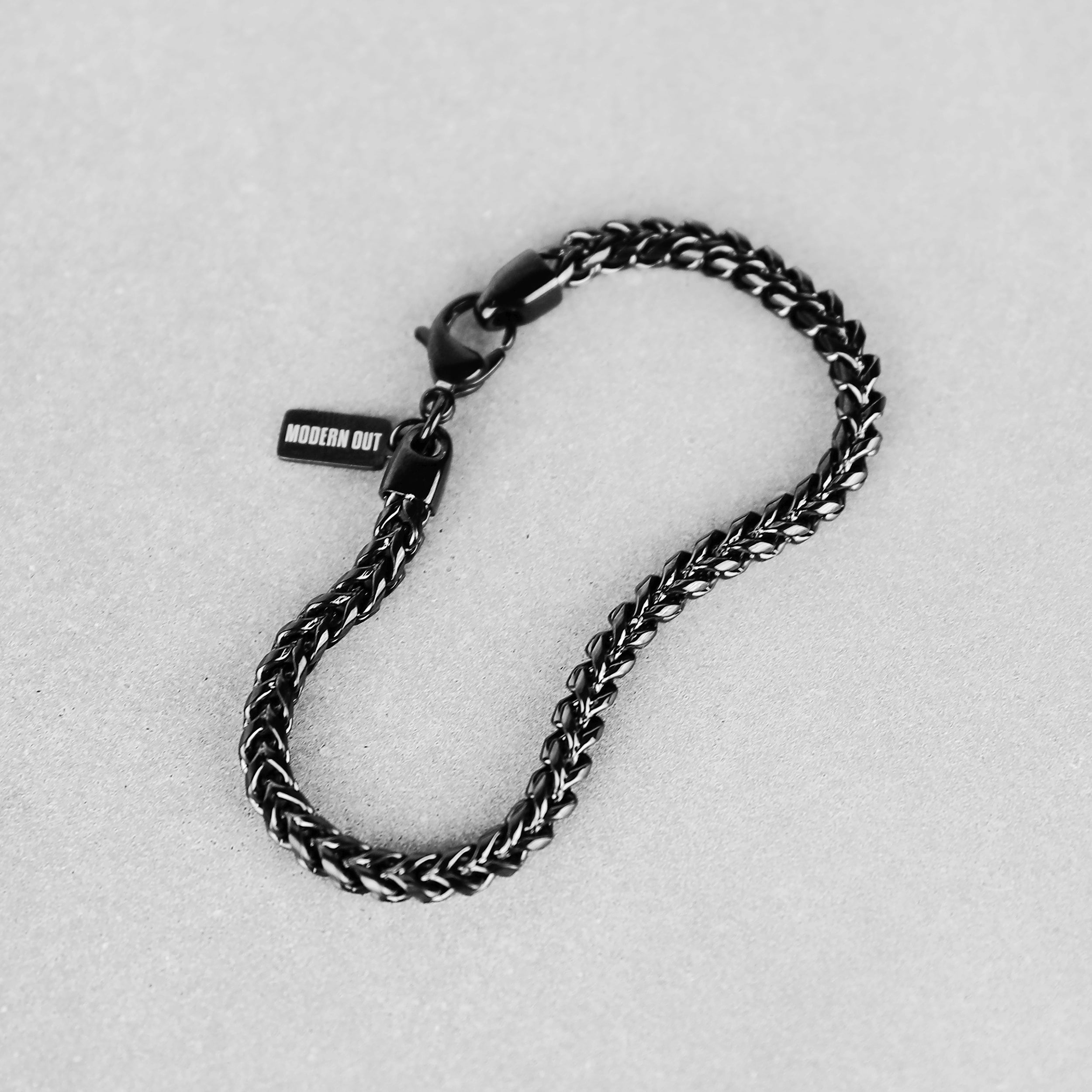 Franco Chain Bracelet - Black 5mm