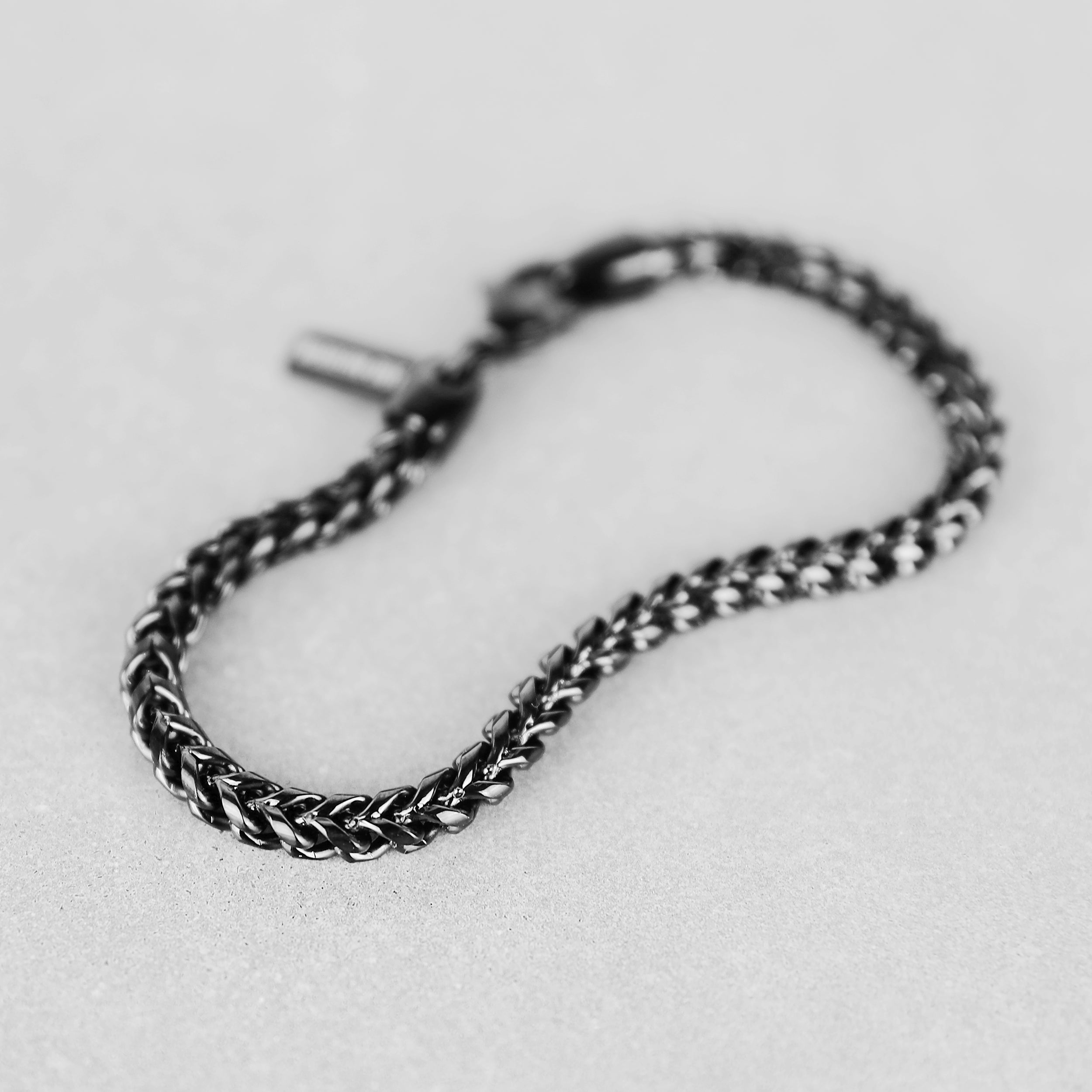 Franco Chain Bracelet - Black 5mm