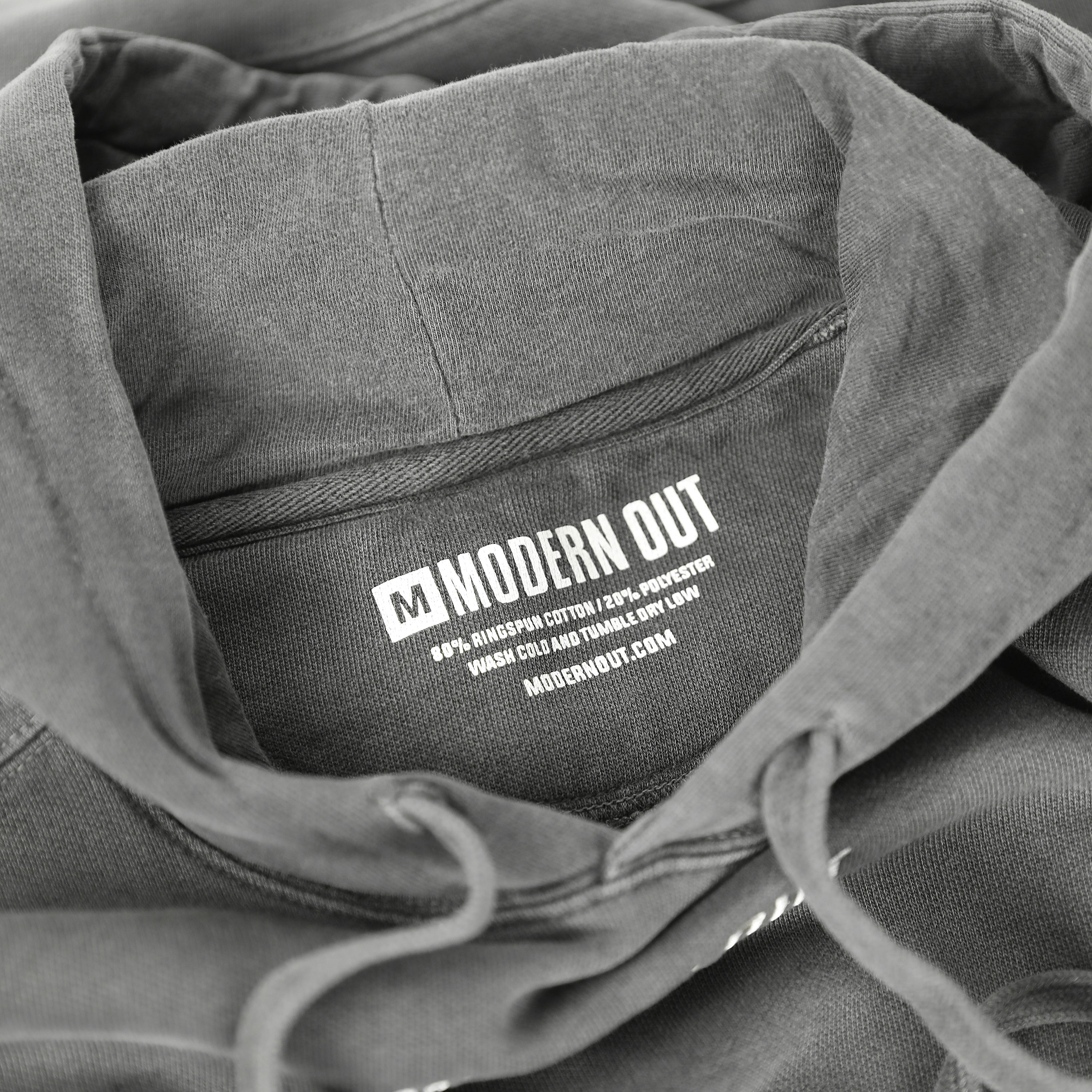Hoodie - Washed Charcoal