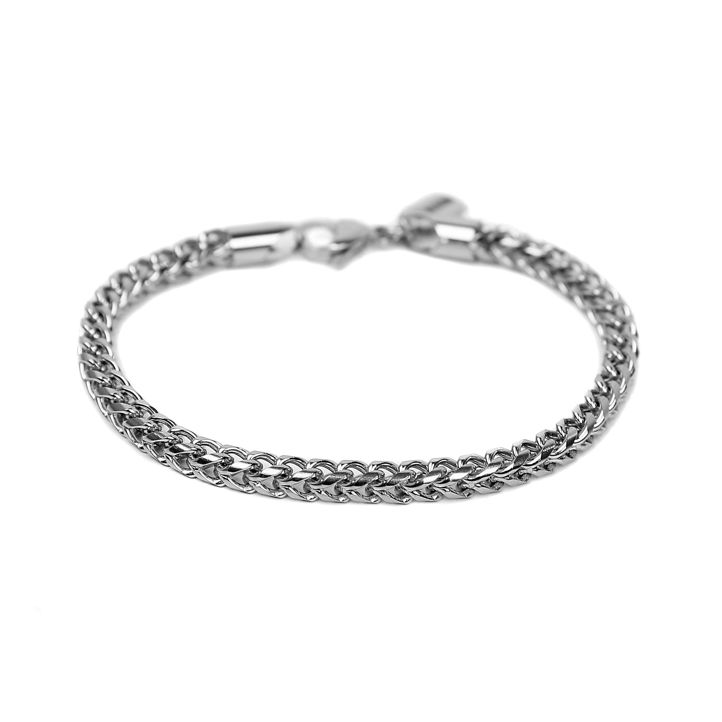 Franco Chain Bracelet - Silver 5mm