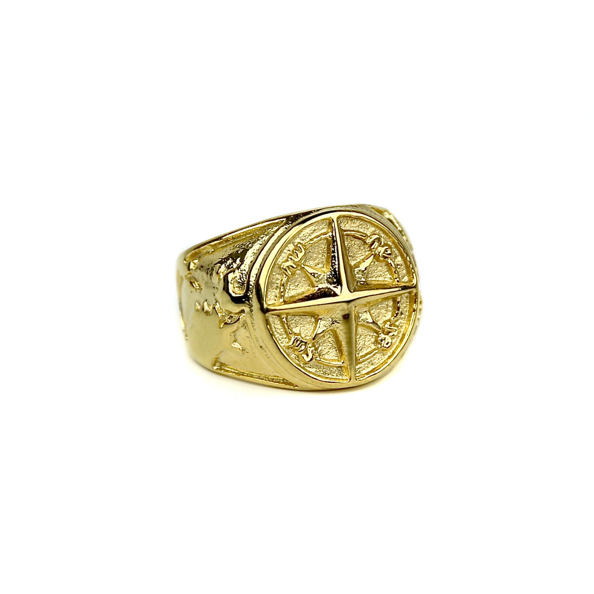 Compass Ring - Gold