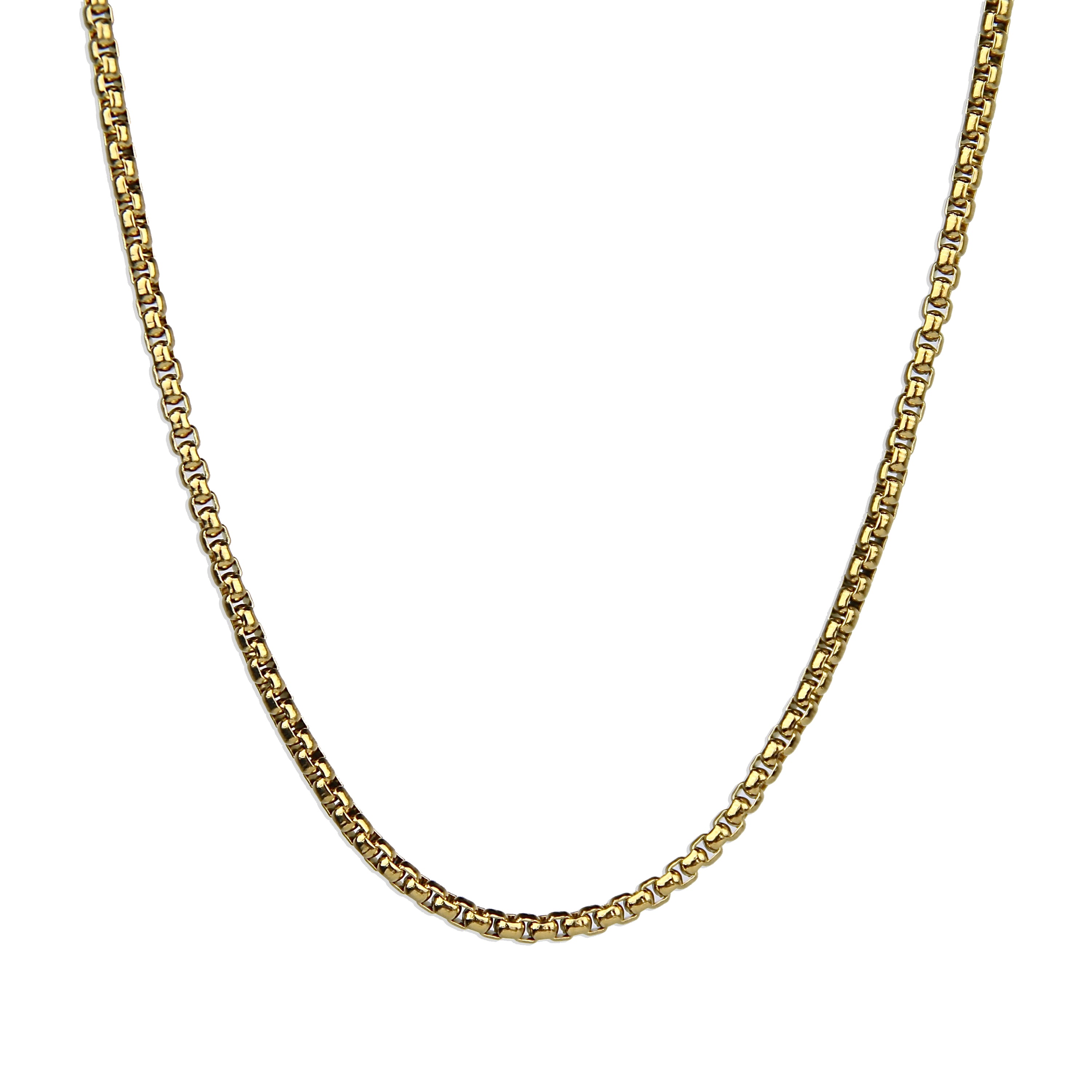 Box Chain Necklace - Gold 2mm