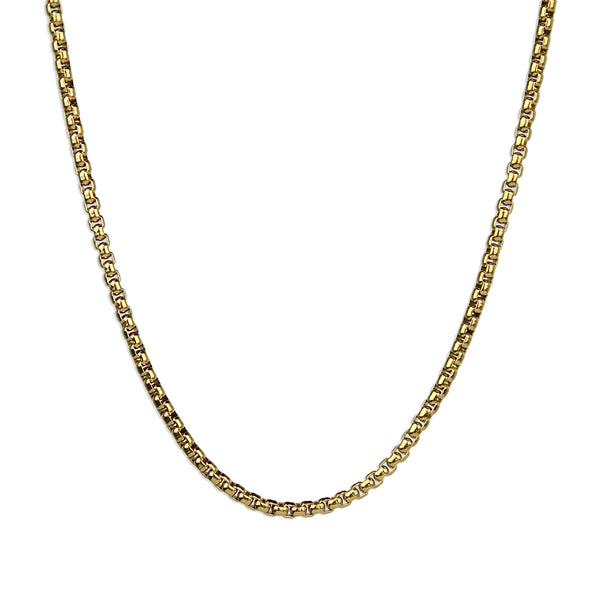 Box Chain Necklace - Gold 2mm