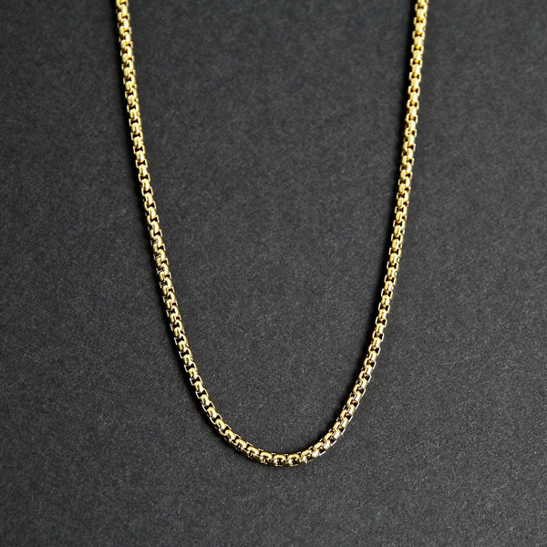 Box Chain Necklace - Gold 2mm