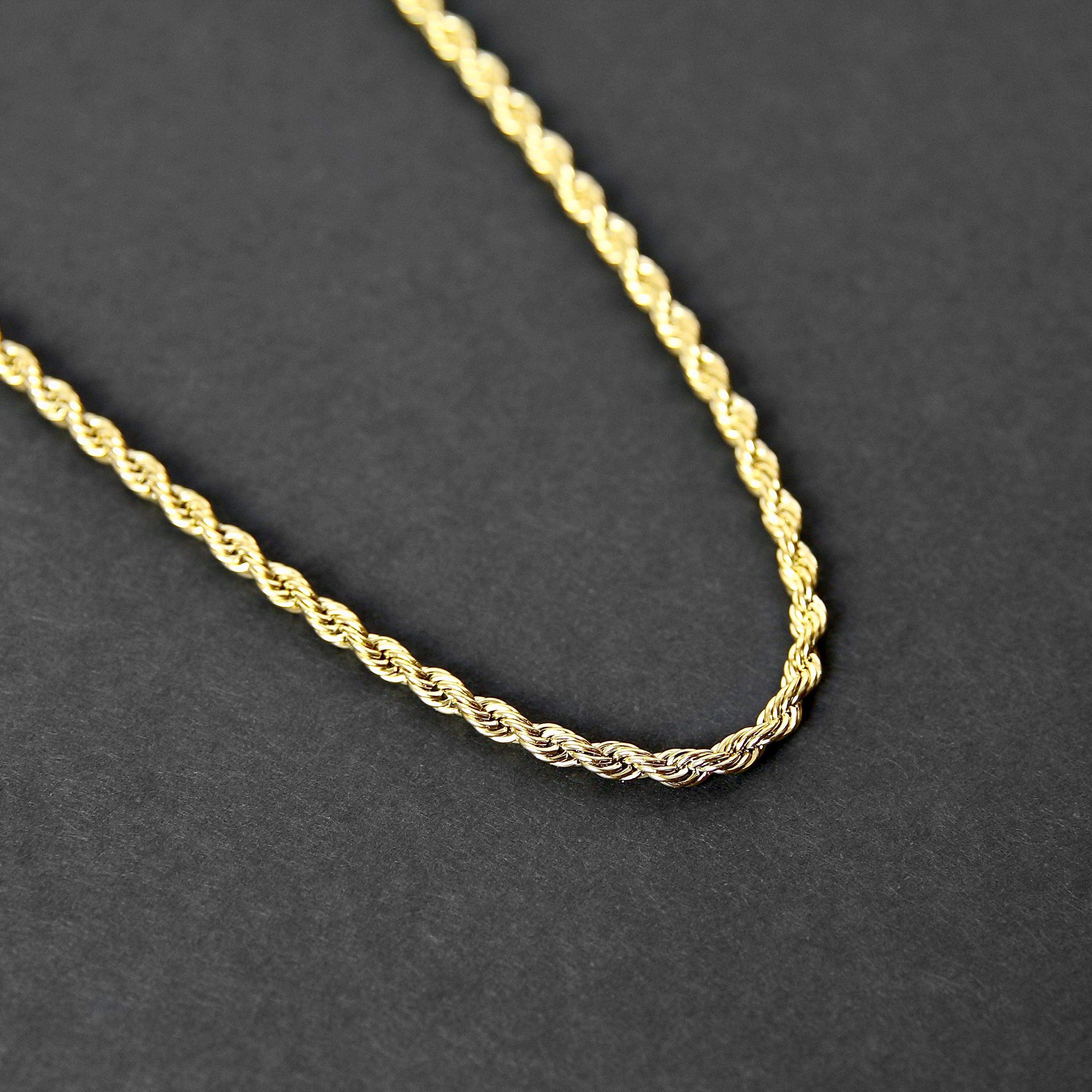 Rope Chain Necklace - Gold 4mm