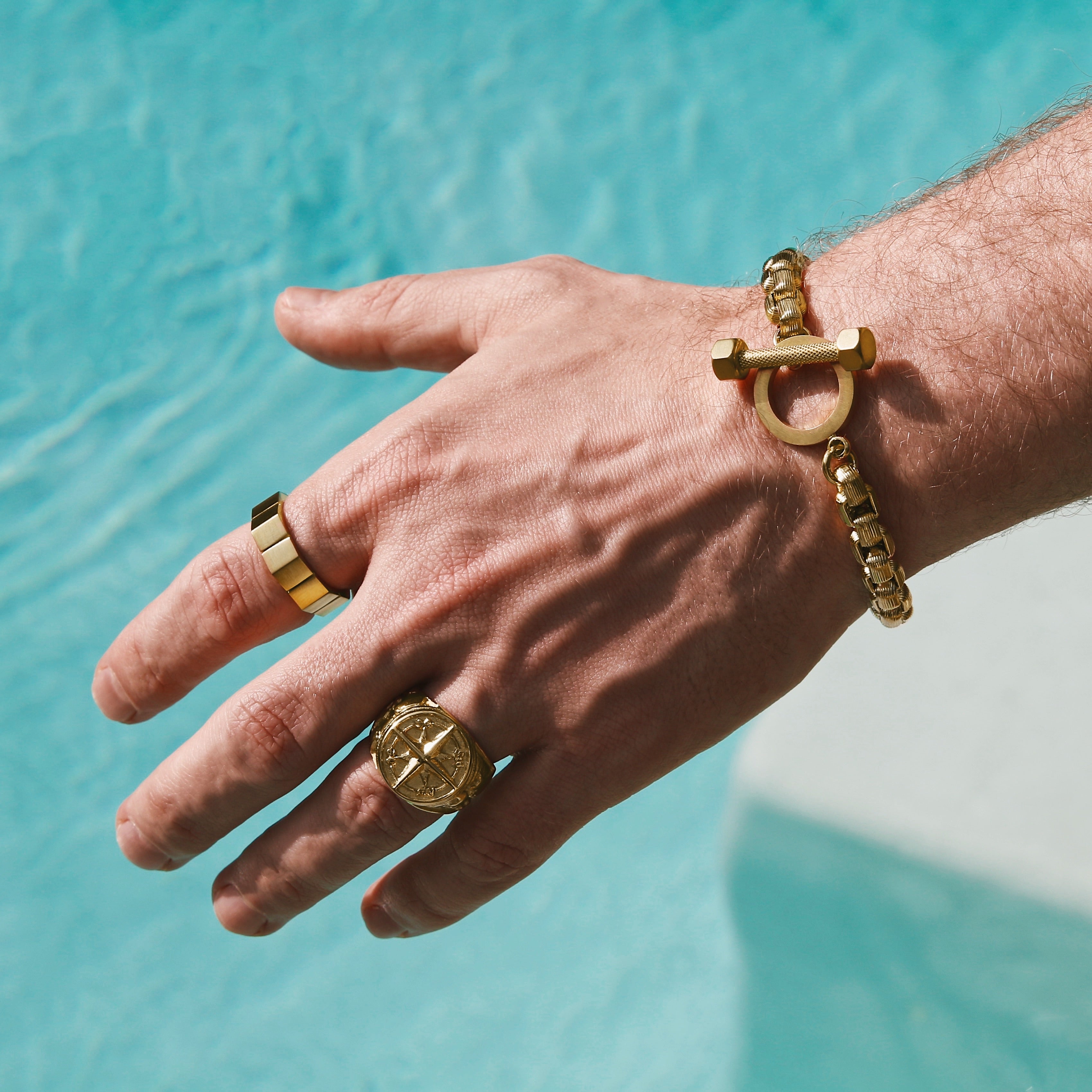 Compass Ring - Gold