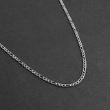 Personalized Figaro Chain - Silver 3mm