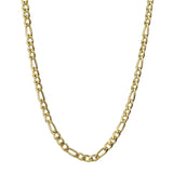 Figaro Chain Necklace - Gold 3mm