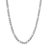Figaro Chain Necklace - Silver 3mm