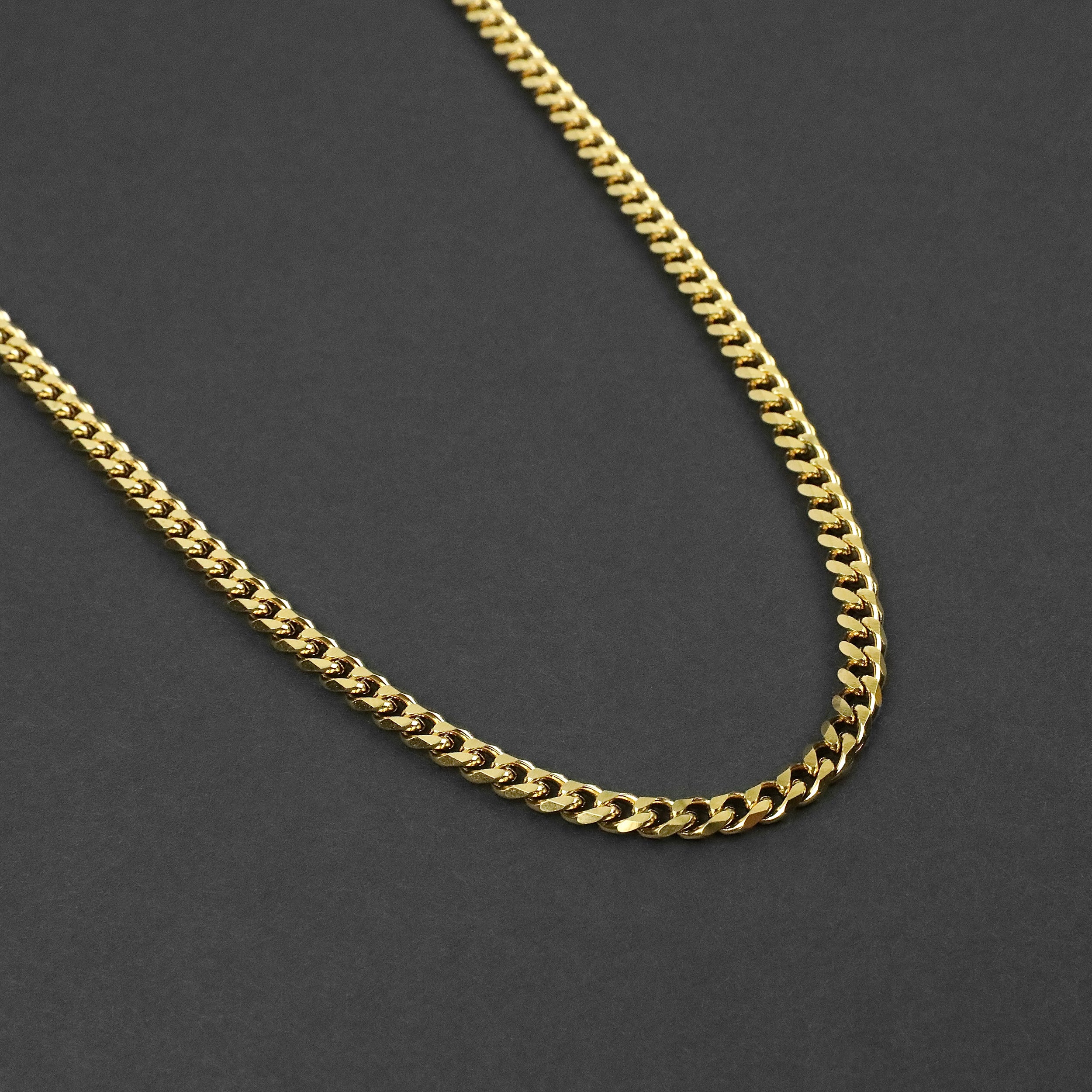 Cuban Chain Necklace - Gold 5mm