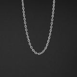 Static Cable Necklace - Silver 3mm