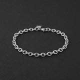 Static Cable Bracelet - Silver 5mm
