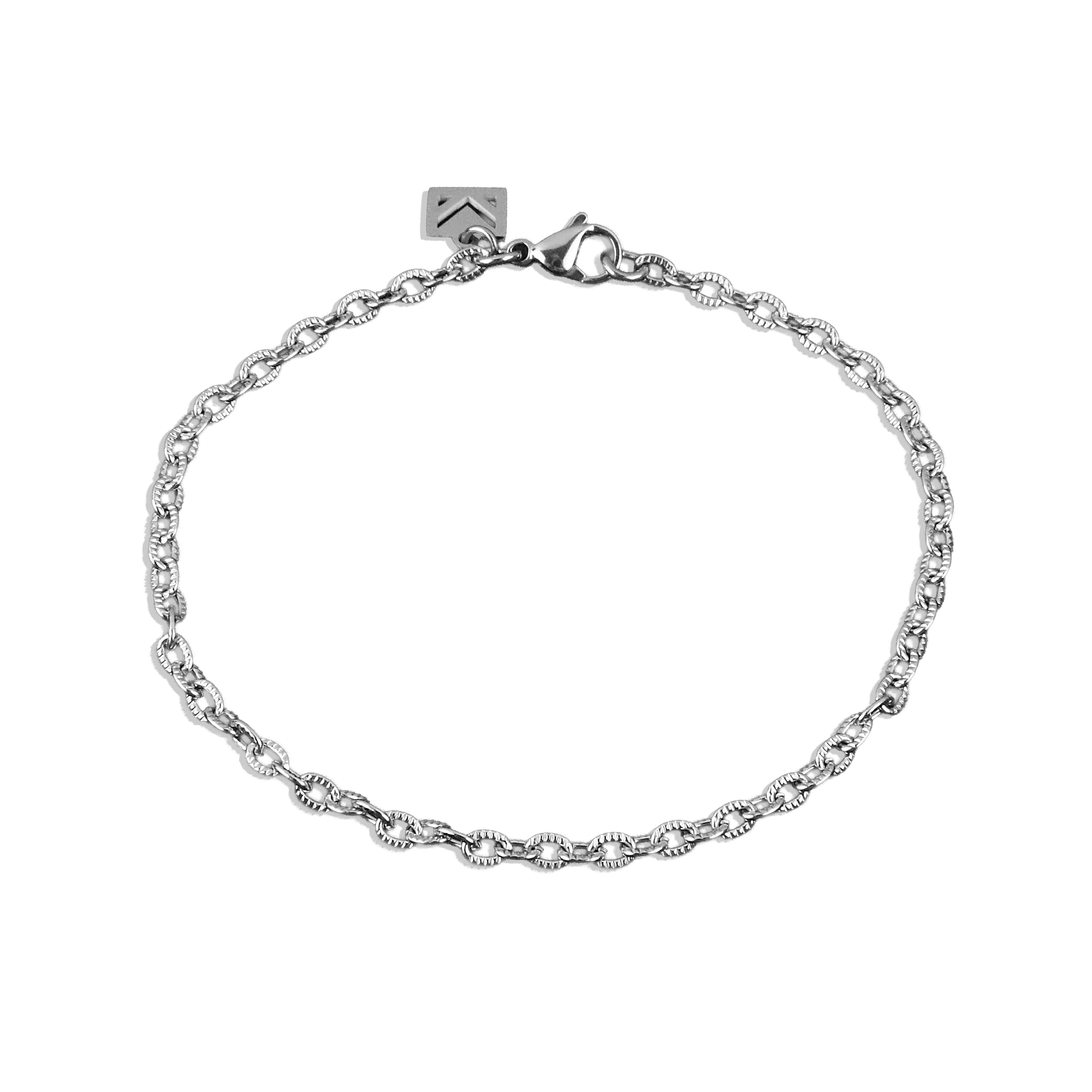 Static Cable Bracelet - Silver 3mm