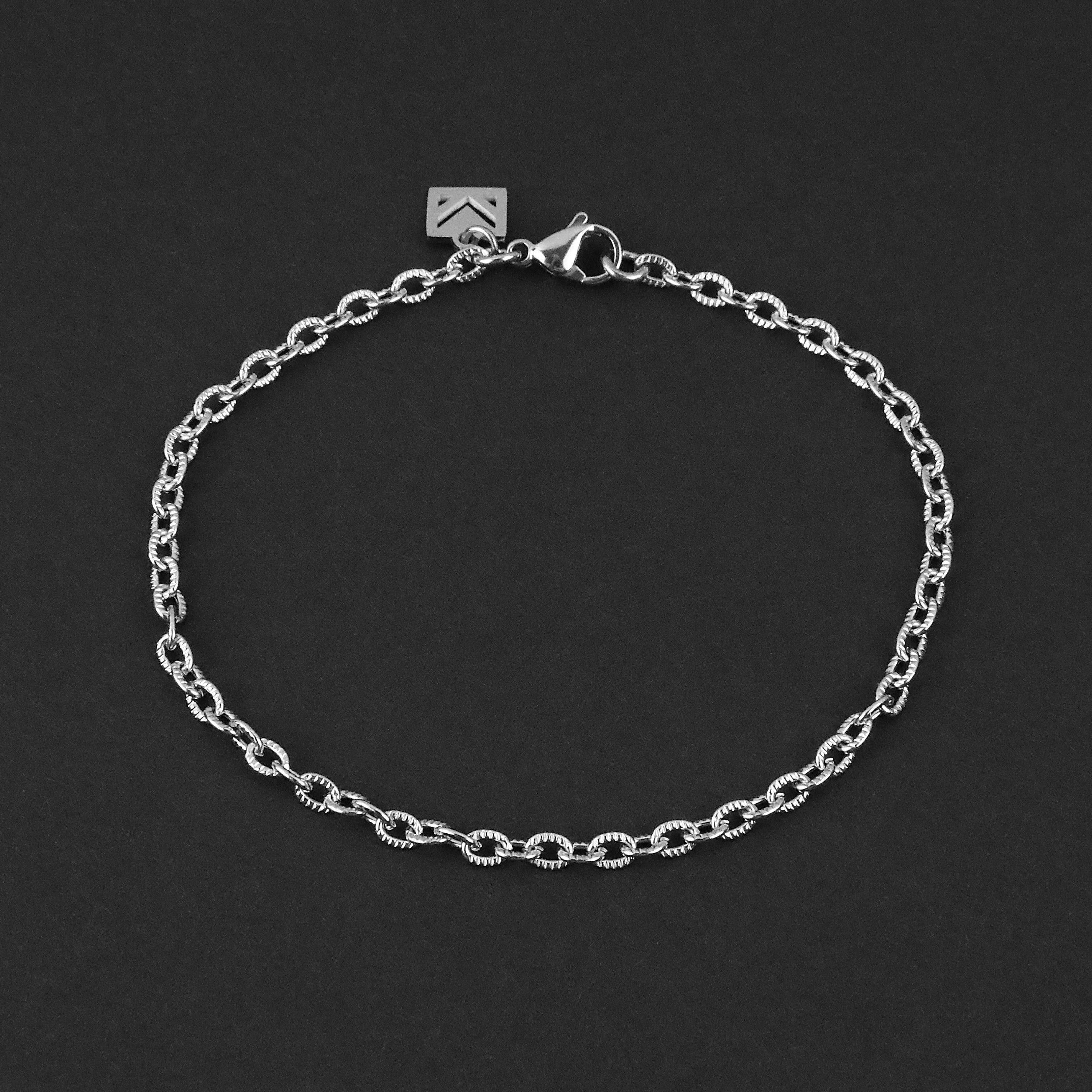 Static Cable Bracelet - Silver 3mm