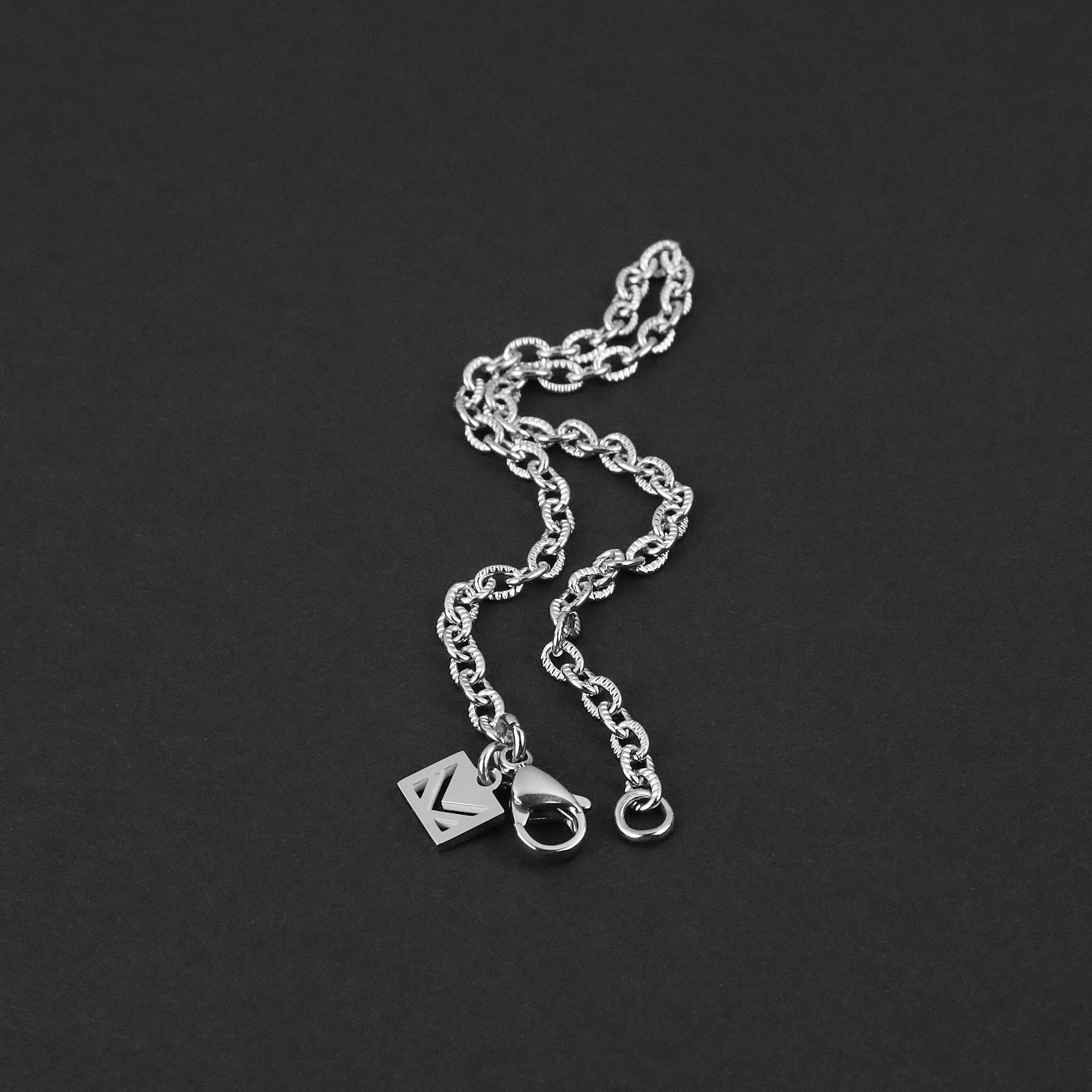 Static Cable Bracelet - Silver 3mm