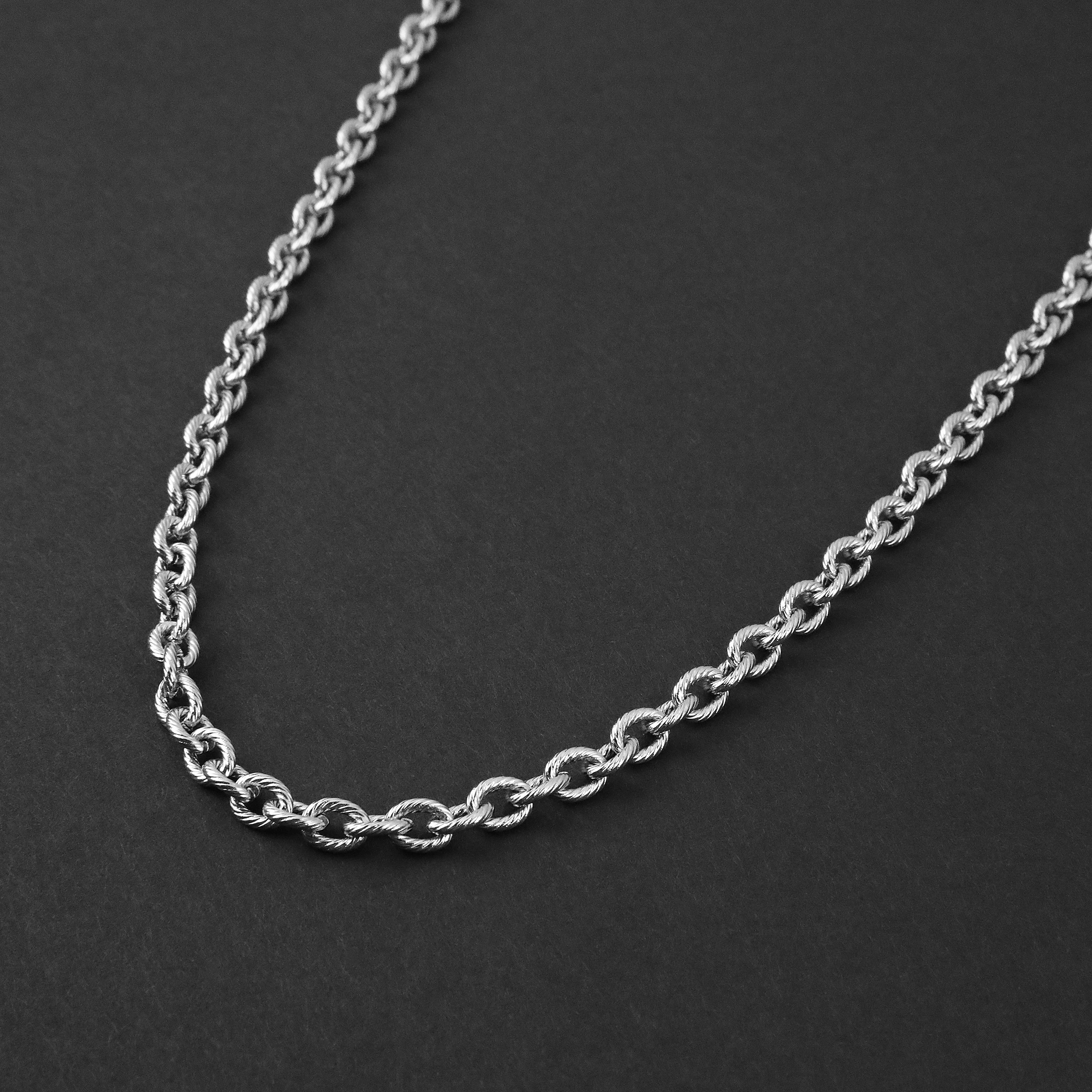 Static Cable Necklace - Silver 5mm